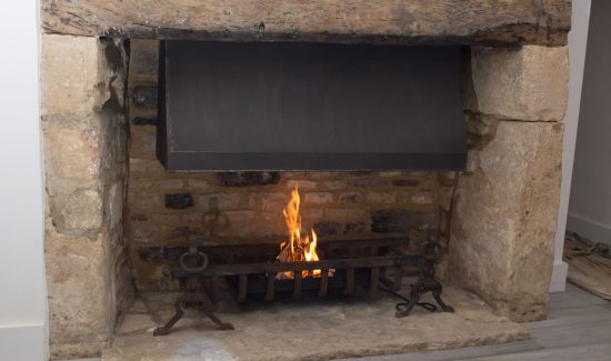 Small inglenook canopy