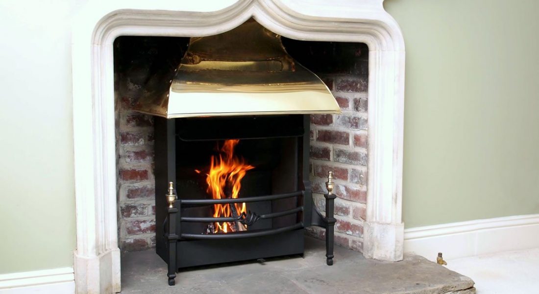 Traditional Open Fireplace