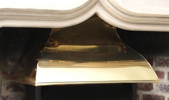 Fireplace Brass Regency Canopy