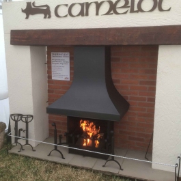 Camelot Working Fire at a Trade Show