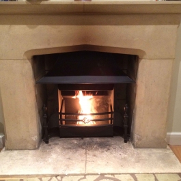 Stone Surround Bespoke Open Fire