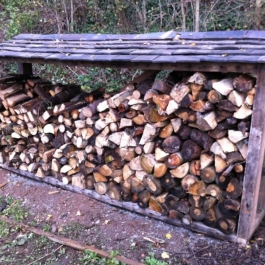 Our latest woodstore ready for winter.