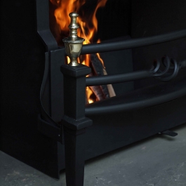 Polished Brass Open Fire