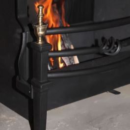 Hand Forged Brass Legged Fire Basket