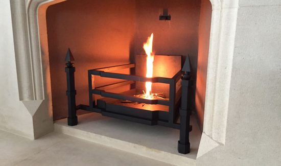 Feature Fireplaces- modern style fire grate