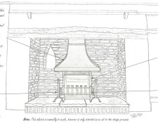 Design Sketch 2 Thermovent Inglenook canopy