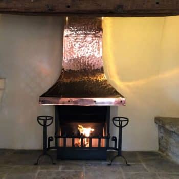 Traditional Open Fireplace